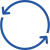 Circular arrow_primary blue
